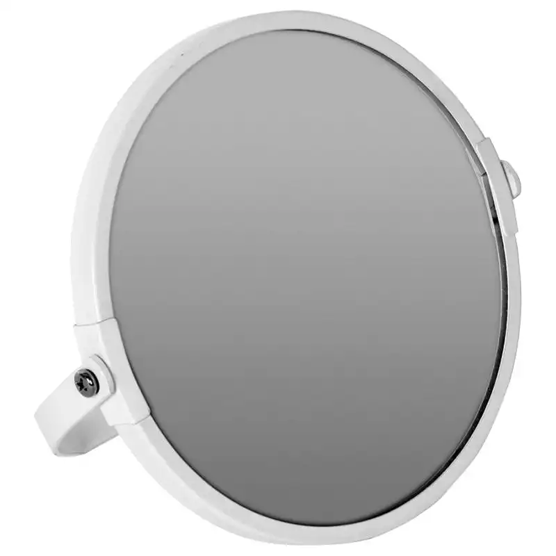 Дзеркало Trento Bianca, настільне, кругле, 15,5x15,5 см, білий купити недорого в Україні, фото 1