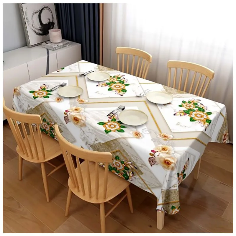 Скатертина Dariana STS5710-2, 3 шари, 137 см х пог.м, 1000010139 купити недорого в Україні, фото 1