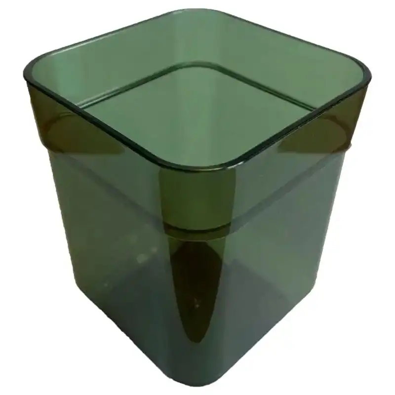 Сктакан Eco Fabric Cube, пластиковый, прозрачный зеленый купить недорого в Украине, фото 1