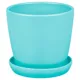 Горшок Сонет, 2 л, бирюзовый, фото 1 Горшок Сонет, 2 л, бирюзовый купить недорого в Украине, фото 1