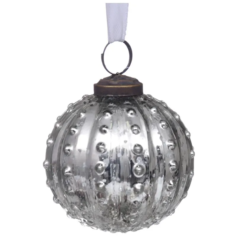 Игрушка ёлочная Lefard, 8 см, серебро, 873-049 купить недорого в Украине, фото 1