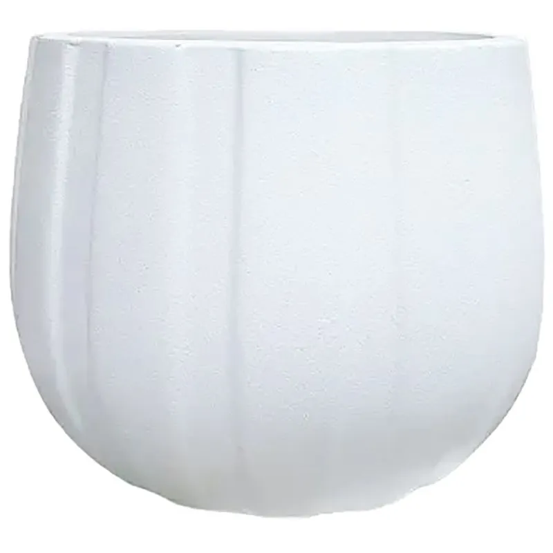 Горшок керамический Вертикаль, 1,6 л, жемчужина белая купить недорого в Украине, фото 1