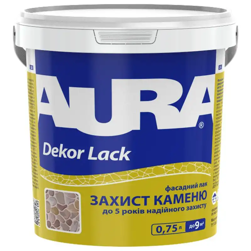 Лак акриловий фасадний Aura Dekor Lack, 0,75 л купити недорого в Україні, фото 1