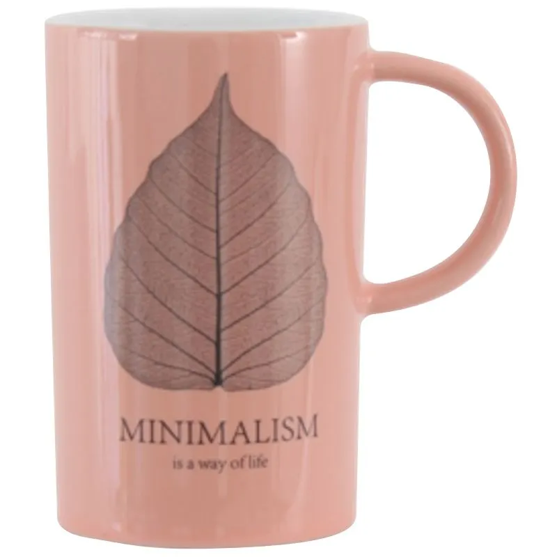 Чашка Limited Edition Minimalism, 340 мл, кораловий, 6583574 купити недорого в Україні, фото 1