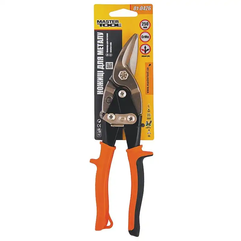 Ножиці по металу Master Tool CrMo, 250 мм, 01-0426 купити недорого в Україні, фото 2