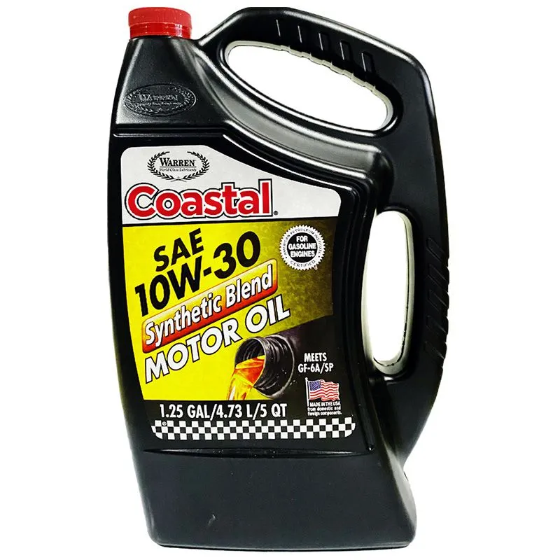 Масло моторное Coastal Synthetic Blend 10W30 SP 3/5QT, 4,73 л, 1805 купить недорого в Украине, фото 1
