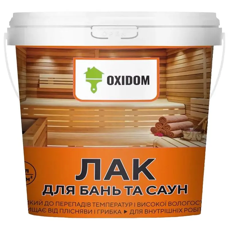Лак для бань і саун Oxidom WoodLack, 0,75 л купити недорого в Україні, фото 1