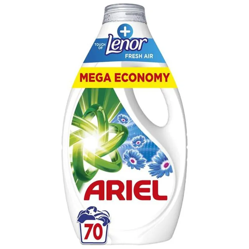 Гель для прання Ariel Дотик свіжого повітря Lenor, 3,15 л, 70 циклів купити недорого в Україні, фото 1