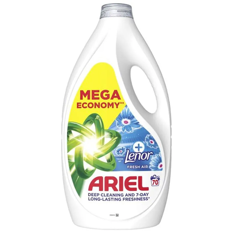 Гель для прання Ariel Дотик свіжого повітря Lenor, 3,15 л, 70 циклів купити недорого в Україні, фото 2