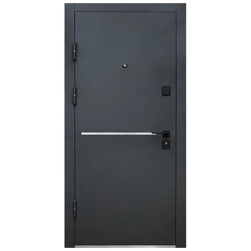 Двері вхідні Міністерство дверей ПУ-Line, 960x2050 мм, бетон темний, ліві купити недорого в Україні, фото 1