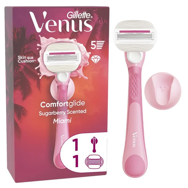Бритва Gillette Venus Comfortglide Miami Vibes, с 1 сменной кассетой, 8700216674195 купить недорого в Украине, фото 2