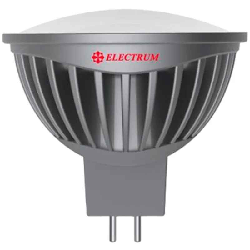 Лампа світлодіодна Electrum, MR16, 5 Вт, GU5.3, 4000 К, LR-20, A-LR-1764 купити недорого в Україні, фото 1