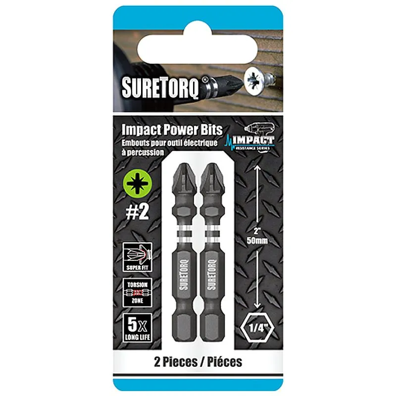 Біта Suretorq Blister PZ, 1/4", 25 мм, 872-52 купити недорого в Україні, фото 1