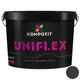 Краска резиновая Kompozit Uniflex RAL7024, 12 кг, графит, фото 1 Краска резиновая Kompozit Uniflex RAL7024, 12 кг, графит купить недорого в Украине, фото 1