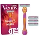 Бритва Gillette Simply Venus 3 Miami Vibes, с 4 сменными кассетами, 8700216878333, фото 2 Бритва Gillette Simply Venus 3 Miami Vibes, с 4 сменными кассетами, 8700216878333 купить недорого в Украине, фото 2