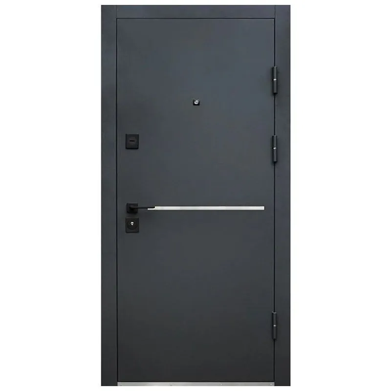 Двері вхідні Міністерство дверей ПУ-Line, 960x2050 мм, бетон темний, праві купити недорого в Україні, фото 1