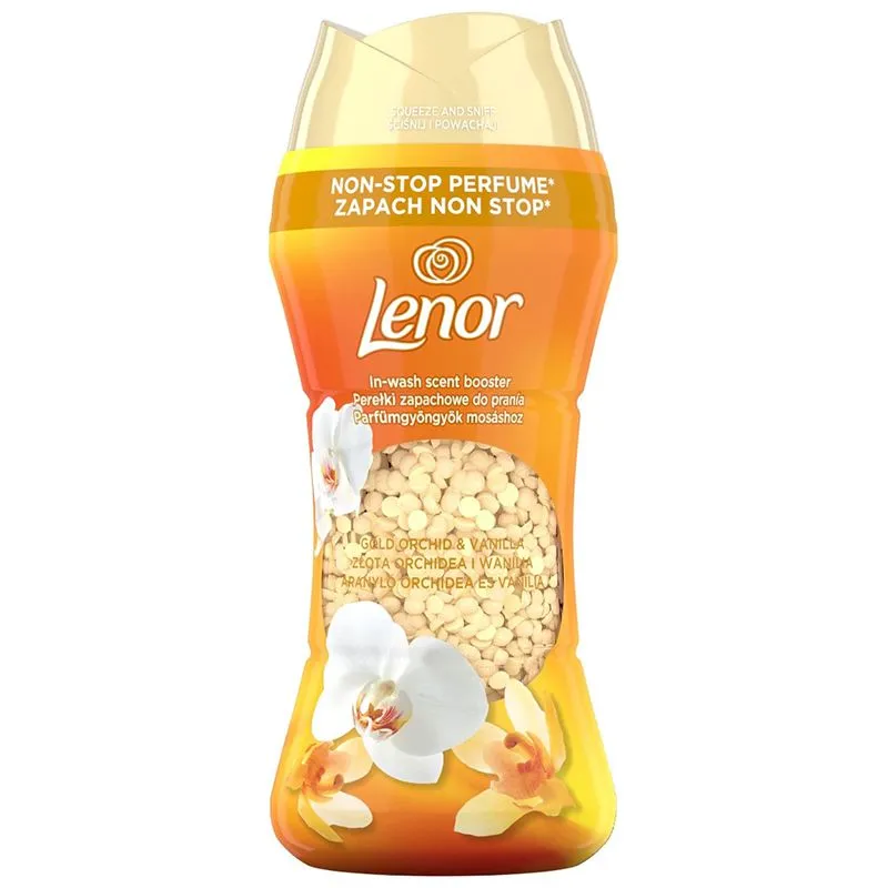 Гранули для білизни парфумовані Lenor Золота орхідея та Ваніль, 195 г купити недорого в Україні, фото 1