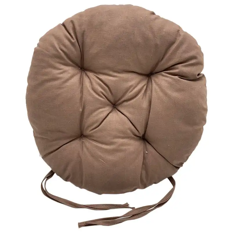 Подушка на стул круглая Прованс Super, D40 см, бежевый купить недорого в Украине, фото 1