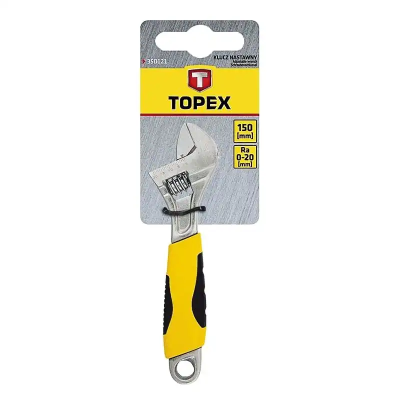 Ключ розвідний Topex, 150 мм, 35D121 купити недорого в Україні, фото 1