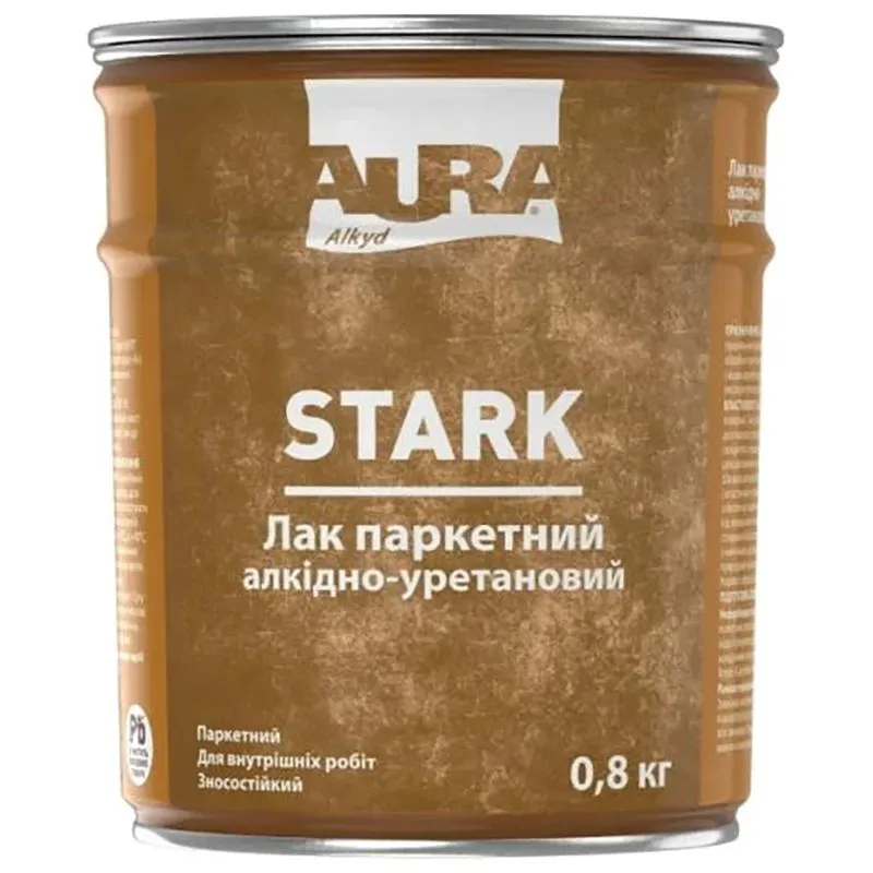 Лак паркетный Aura Stark, 0,8 кг купить недорого в Украине, фото 1