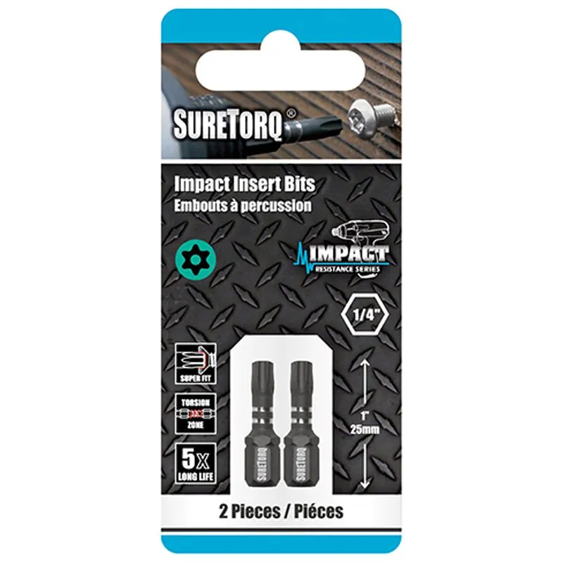 Бита Suretorq Blister Torx, 1/4", 25 мм, 873-52 купить недорого в Украине, фото 1