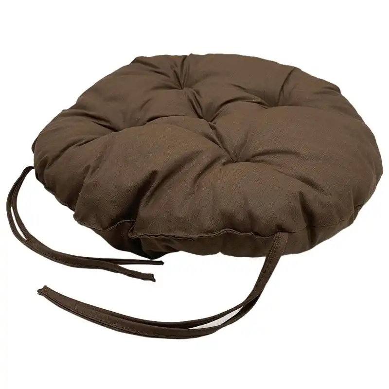 Подушка на стілець кругла Прованс Super, D40 см, коричневий купити недорого в Україні, фото 2
