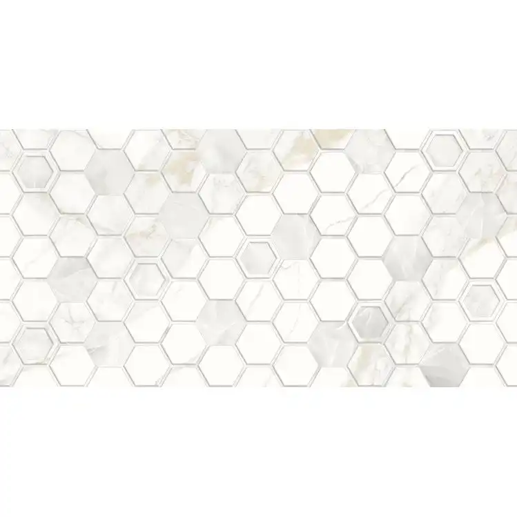 Плитка Golden Tile Sentimento Hexagon, 300х600 мм, білий, SN0151 купити недорого в Україні, фото 2