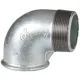Колено оцинкованное Atusa, 90°, внутренняя/наружная резьба 1/2", d 15 мм, белый чугун, 09225003, фото 1 Колено оцинкованное Atusa, 90°, внутренняя/наружная резьба 1/2", d 15 мм, белый чугун, 09225003 купить недорого в Украине, фото 1