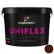 Краска резиновая Kompozit Uniflex RAL8017, 0,9 кг, шоколадный, фото 1 Краска резиновая Kompozit Uniflex RAL8017, 0,9 кг, шоколадный купить недорого в Украине, фото 1