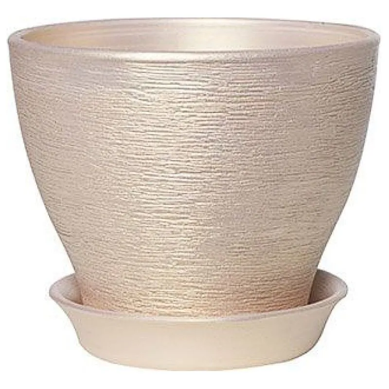 Горшок Ксения, 1,5 л, перламутр персиковый купить недорого в Украине, фото 1