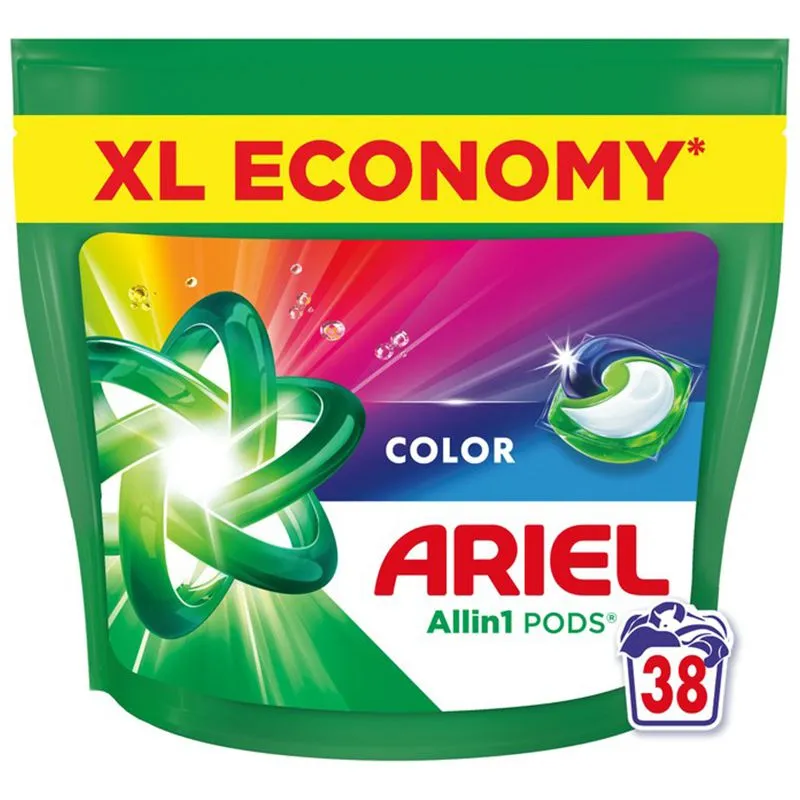 Капсулы для стирки Ariel Color, 38 шт, 8700216765268 купить недорого в Украине, фото 1