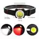 Фонарь налобный аккумуляторный Quantum Lucky LED COB + Micro USB кабель, QM-FL4010, фото 2 Фонарь налобный аккумуляторный Quantum Lucky LED COB + Micro USB кабель, QM-FL4010 купить недорого в Украине, фото 2