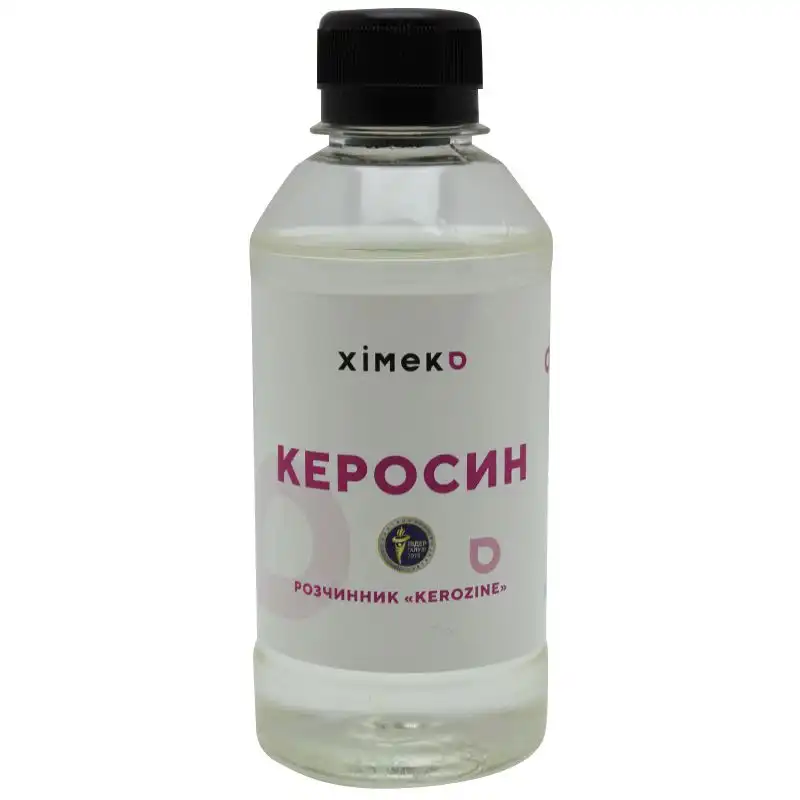 Растворитель керосин Kerozine, в ПЭТ бутылке, 0,25 л, 0,185 кг купить недорого в Украине, фото 1