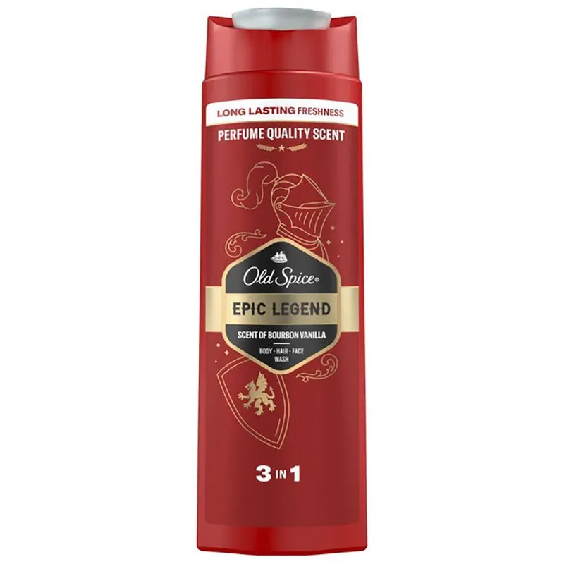 Гель для душа Old Spice 3в1 Night Panther, 400 мл, 8700216875615 купить недорого в Украине, фото 1