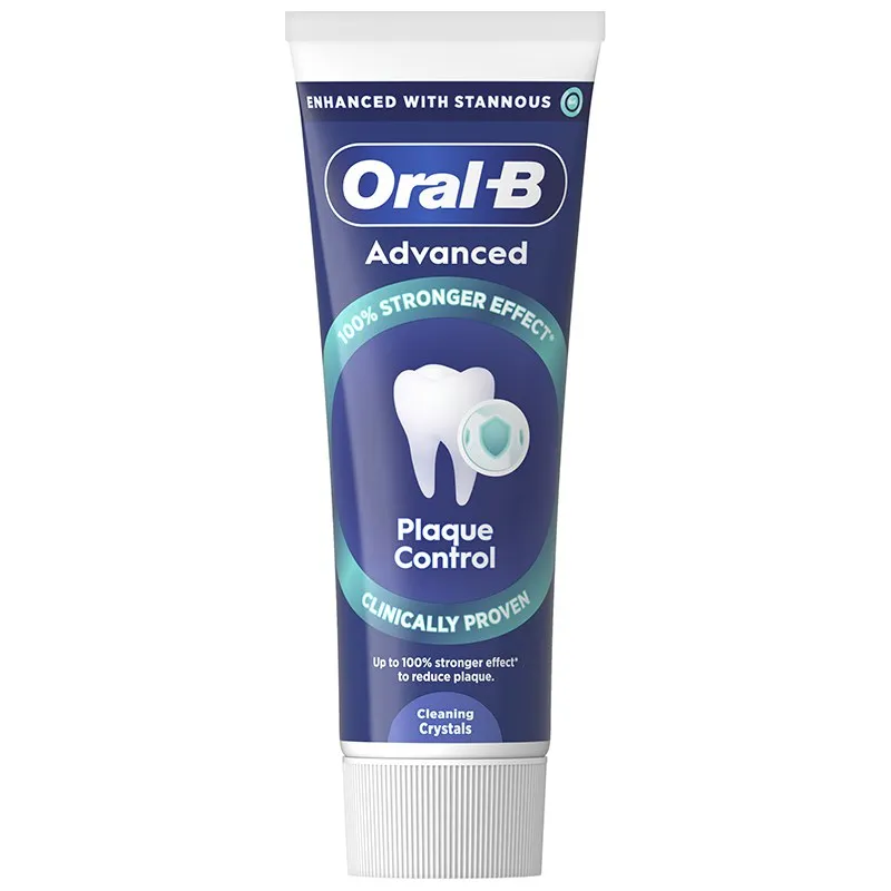 Зубная паста Oral-B Advanced Против зубного налета с очистительными кристаллами, 75 мл, фото 353931 Зубная паста Oral-B Advanced Против зубного налета с очистительными кристаллами, 75 мл купить недорого в Украине, фото 353931