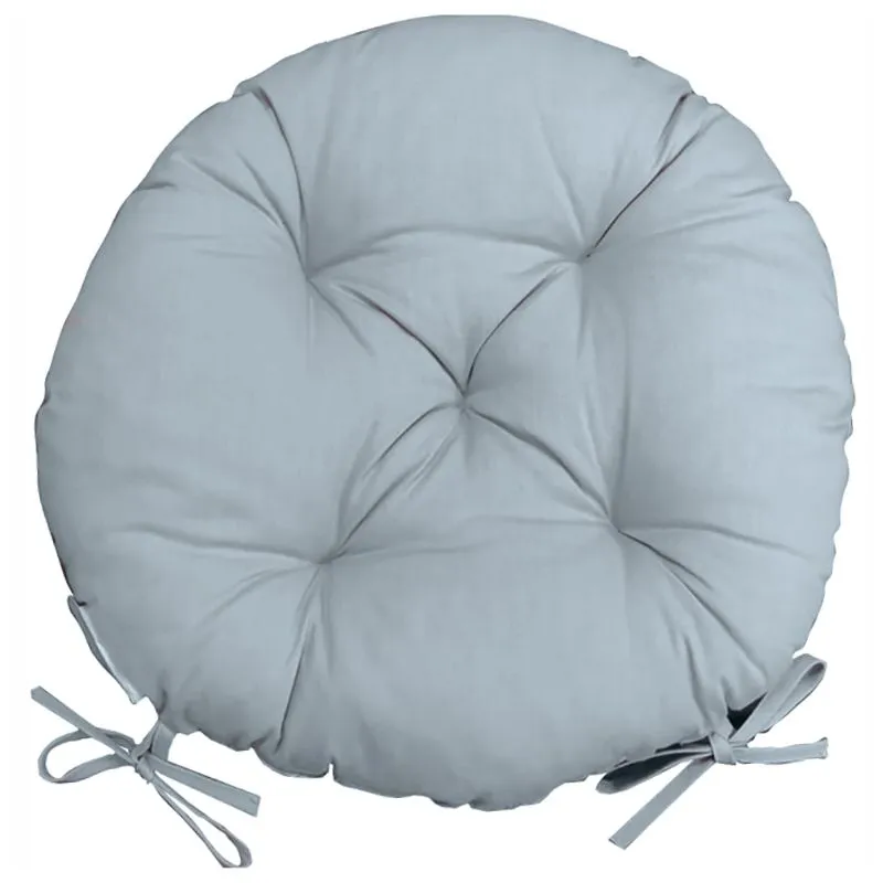 Подушка на стілець кругла Прованс Super, D40 см, сірий купити недорого в Україні, фото 1