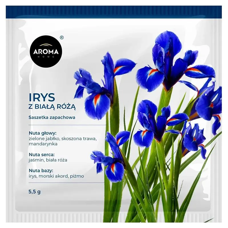 Ароматичні саше Aroma Home Basic Ірис з білою трояндою, 5,5 г купити недорого в Україні, фото 1