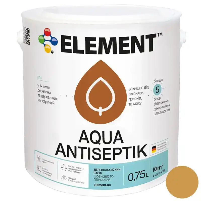 Антисептик Element Aqua, 0,75 л, тик купить недорого в Украине, фото 1