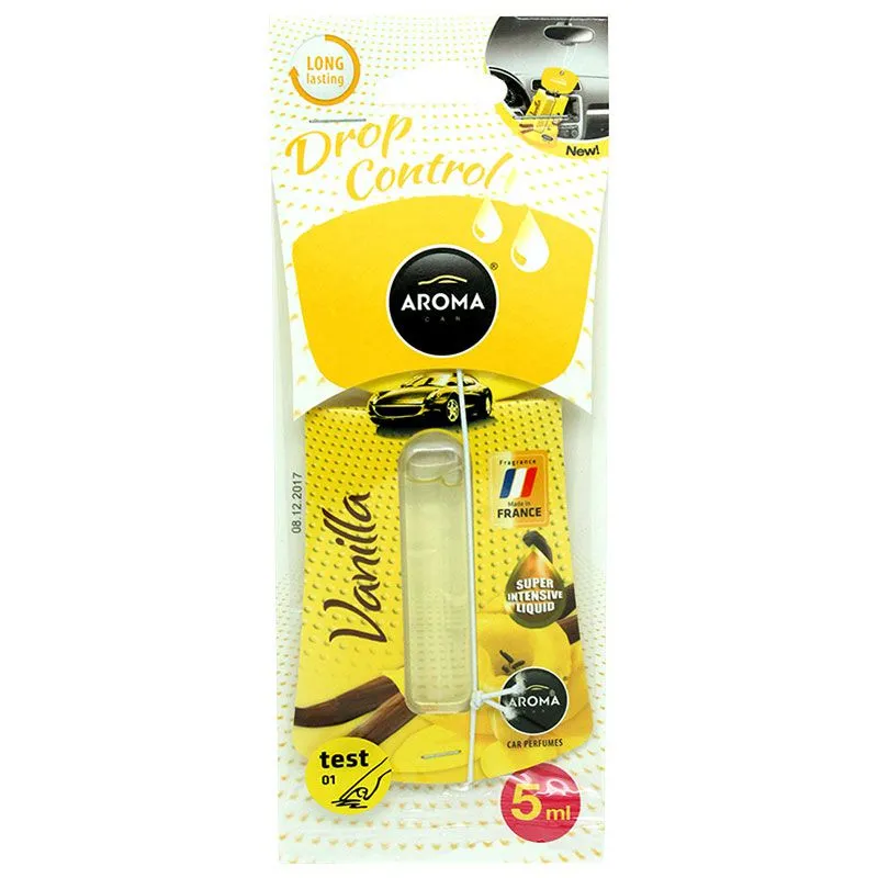 Ароматизатор Aroma Car Drop Control Vanilla, 5 мл, 922998 купити недорого в Україні, фото 1