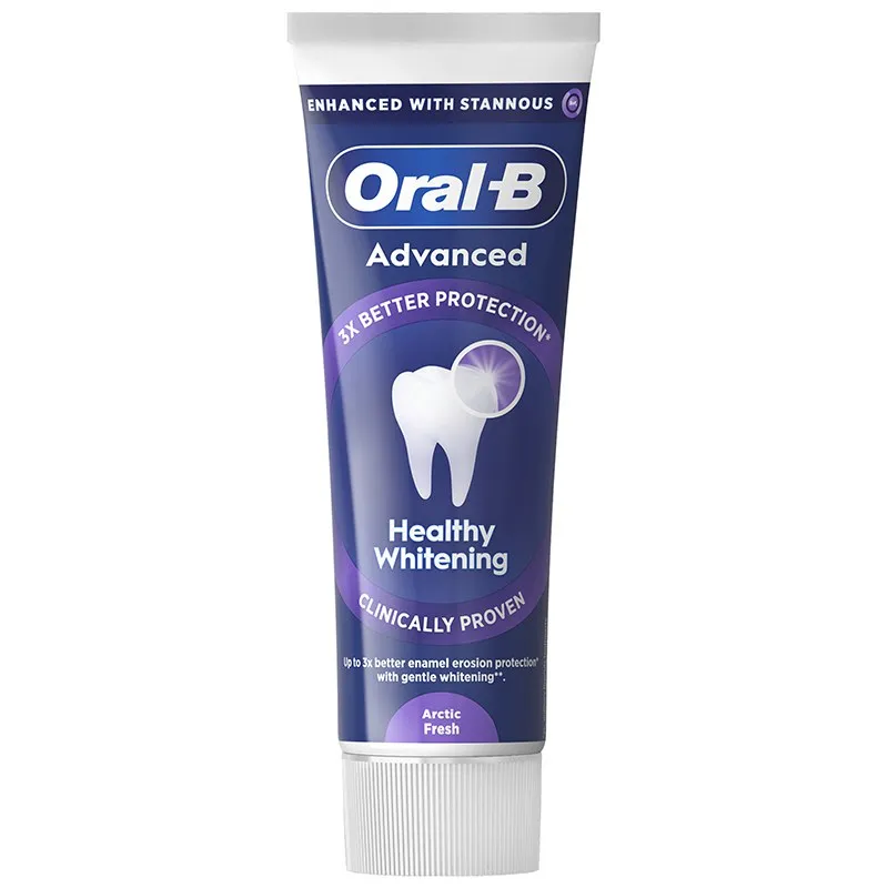Зубна паста Oral-B Advanced Здорове відбілювання Арктична свіжість, 75 мл, фото 353934 Зубна паста Oral-B Advanced Здорове відбілювання Арктична свіжість, 75 мл купити недорого в Україні, фото 353934