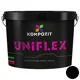 Фарба гумова Kompozit Uniflex RAL9011, 0,9 кг, чорний, фото 1 Фарба гумова Kompozit Uniflex RAL9011, 0,9 кг, чорний купити недорого в Україні, фото 1