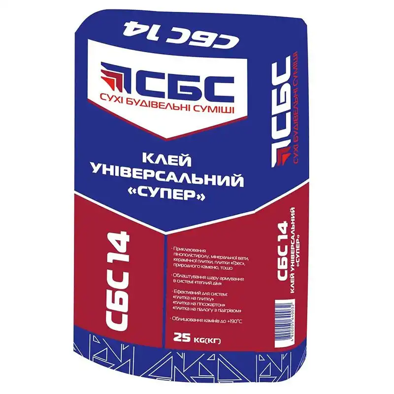 Клей СБС-14, 25 кг купити недорого в Україні, фото 1