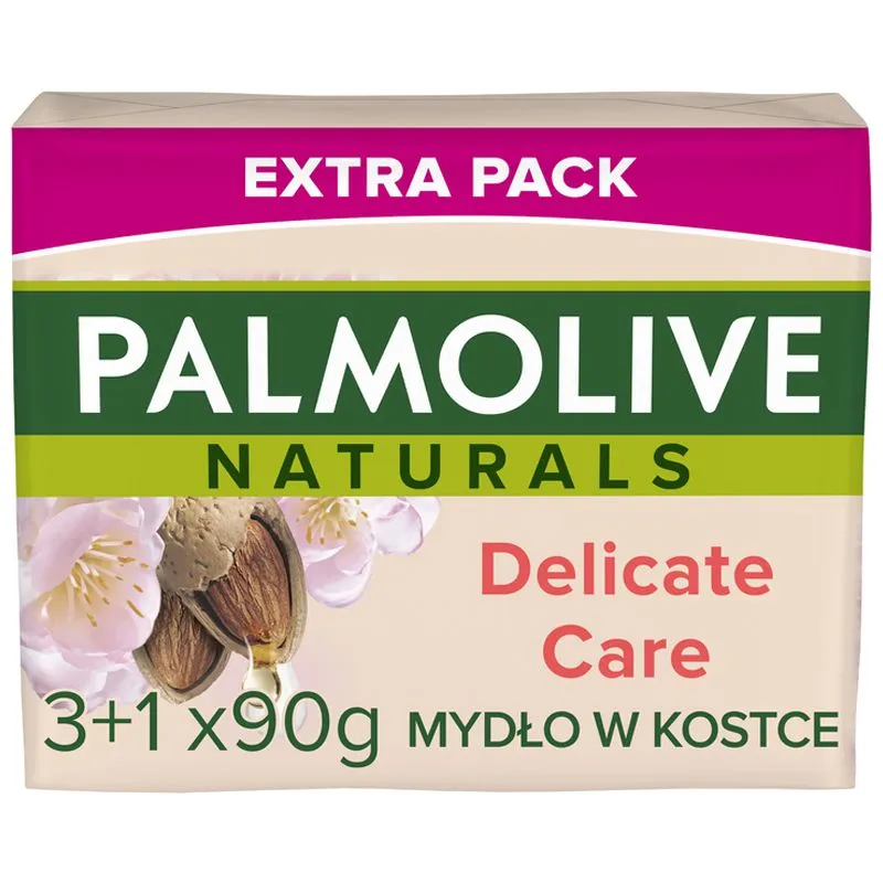 Мило Palmolive Натурель Мигдальне молочко, 90 г, 4 шт купити недорого в Україні, фото 1