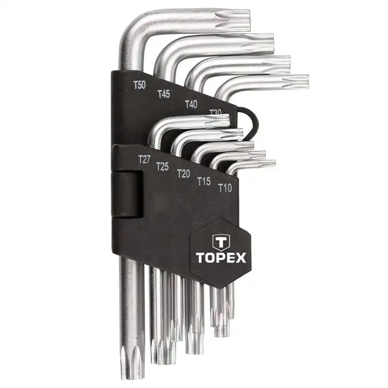 Ключі Topex Torx, ХВ, 9 шт., 35D960 купити недорого в Україні, фото 1