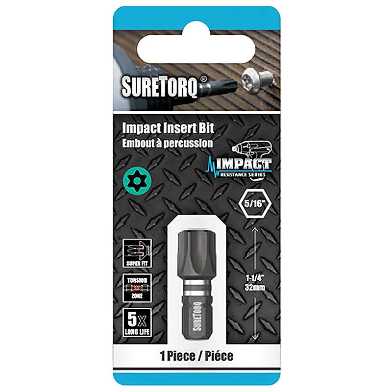 Біта Suretorq Blister Torx, 1/4", 25 мм, 873-56 купити недорого в Україні, фото 1