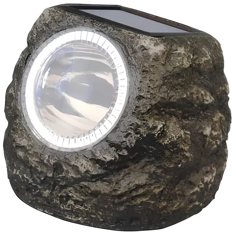 Світильник на сонячній батареї Koopman Solar Light Камінь, кольори в асортименті, DT4250020 купити недорого в Україні, фото 2