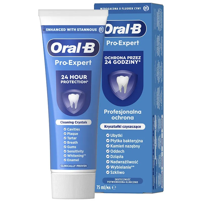 Зубна паста Oral-B Pro-Expert Професійний захист з очищувальними кристалами, 75 мл купити недорого в Україні, фото 1