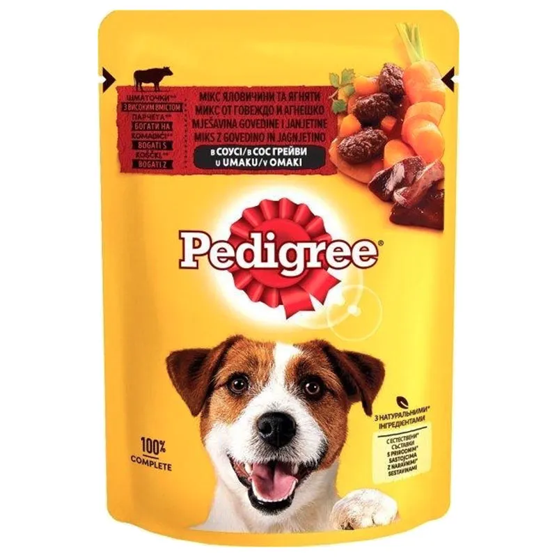 Корм для собак Pedigree Яловичина в желе, 100 г, 9045 купити недорого в Україні, фото 1