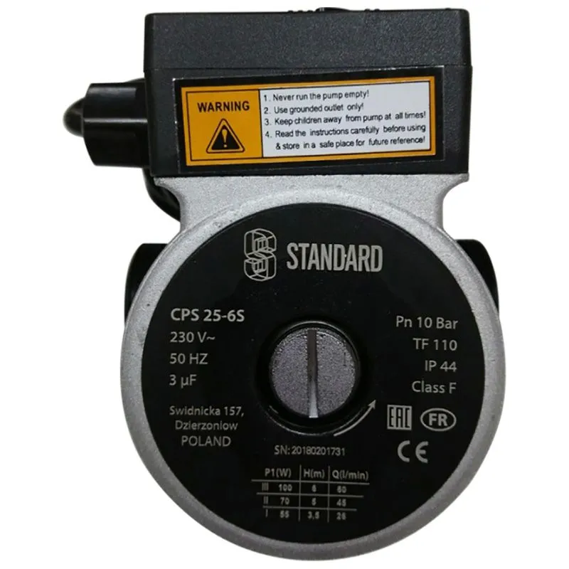 Насос циркуляційний Standard CPS 25-6S - 130 купити недорого в Україні, фото 1