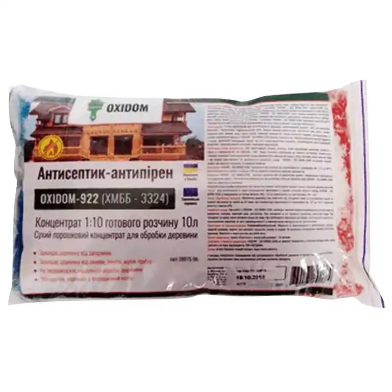 Антисептик-антипирен концентрат Oxidom SaveWood-922, 0,9 л купить недорого в Украине, фото 1